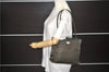 Authentic PRADA Nylon Leather Tote Hand Bag Khaki Green 4880D