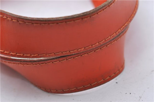 Auth Louis Vuitton Epi Plage Lagoon Bay Tote Bag Clear Orange M92264 LV 4881D