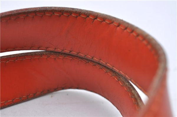 Auth Louis Vuitton Epi Plage Lagoon Bay Tote Bag Clear Orange M92264 LV 4881D