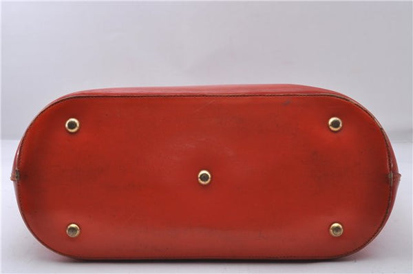 Auth Louis Vuitton Epi Plage Lagoon Bay Tote Bag Clear Orange M92264 LV 4881D