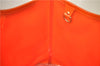 Auth Louis Vuitton Epi Plage Lagoon Bay Tote Bag Clear Orange M92264 LV 4881D