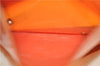 Auth Louis Vuitton Epi Plage Lagoon Bay Tote Bag Clear Orange M92264 LV 4881D