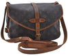 Auth Louis Vuitton Monogram Saumur 30 Shoulder Cross Body Bag M42256 LV 4882D