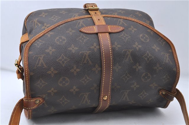 Auth Louis Vuitton Monogram Saumur 30 Shoulder Cross Body Bag M42256 LV 4882D