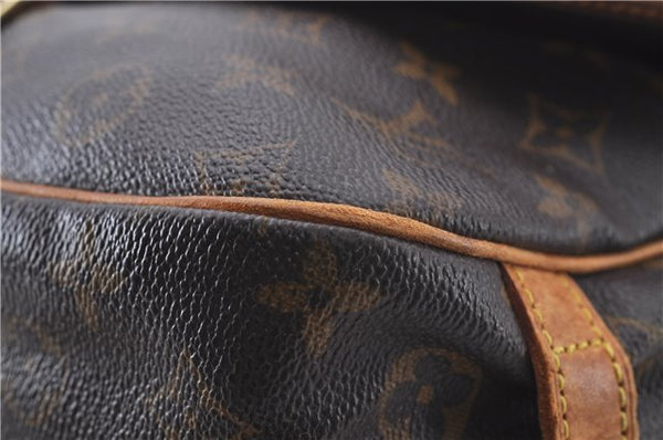 Auth Louis Vuitton Monogram Saumur 30 Shoulder Cross Body Bag M42256 LV 4882D