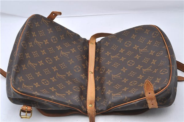 Auth Louis Vuitton Monogram Saumur 30 Shoulder Cross Body Bag M42256 LV 4882D
