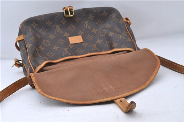 Auth Louis Vuitton Monogram Saumur 30 Shoulder Cross Body Bag M42256 LV 4882D