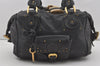 Authentic Chloe Paddington Vintage Leather Shoulder Hand Bag Purse Black 4882I