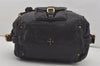 Authentic Chloe Paddington Vintage Leather Shoulder Hand Bag Purse Black 4882I