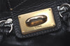 Authentic Chloe Paddington Vintage Leather Shoulder Hand Bag Purse Black 4882I