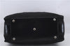 Authentic GUCCI Hand Travel Bag Canvas Leather Black 4883D