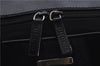 Authentic GUCCI Hand Travel Bag Canvas Leather Black 4883D