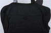 Authentic GUCCI Hand Travel Bag Canvas Leather Black 4883D