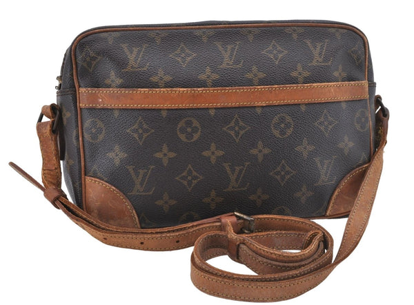 Auth Louis Vuitton Monogram Trocadero 27 Shoulder Cross Bag M51274 LV Junk 4884D