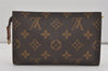 Authentic Louis Vuitton Monogram Pouch For Bucket PM LV 4886I