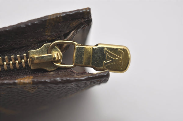 Authentic Louis Vuitton Monogram Pouch For Bucket PM LV 4886I