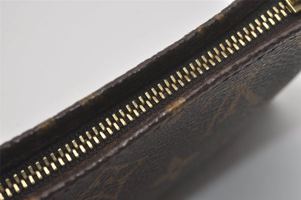 Authentic Louis Vuitton Monogram Pouch For Bucket PM LV 4886I