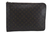 Authentic Louis Vuitton Monogram Poche Documents Document Case M53400 LV 4887D