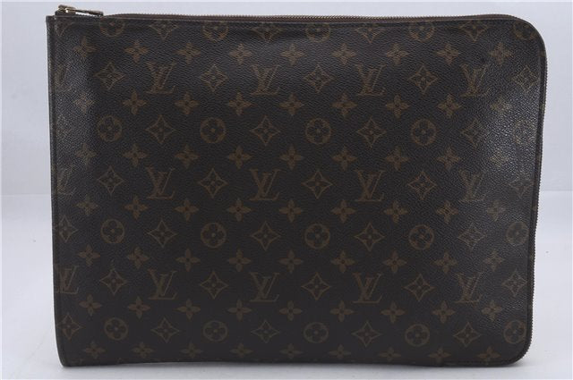 Authentic Louis Vuitton Monogram Poche Documents Document Case M53400 LV 4887D