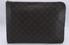 Authentic Louis Vuitton Monogram Poche Documents Document Case M53400 LV 4887D