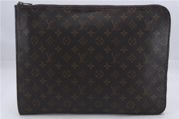 Authentic Louis Vuitton Monogram Poche Documents Document Case M53400 LV 4887D