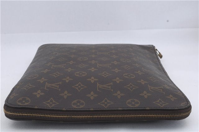Authentic Louis Vuitton Monogram Poche Documents Document Case M53400 LV 4887D