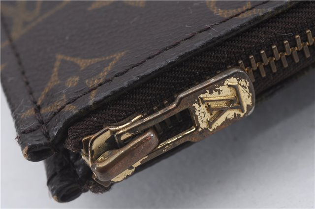 Authentic Louis Vuitton Monogram Poche Documents Document Case M53400 LV 4887D