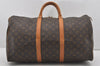 Authentic Louis Vuitton Monogram Keepall 50 Travel Boston Bag M41426 LV 4887I