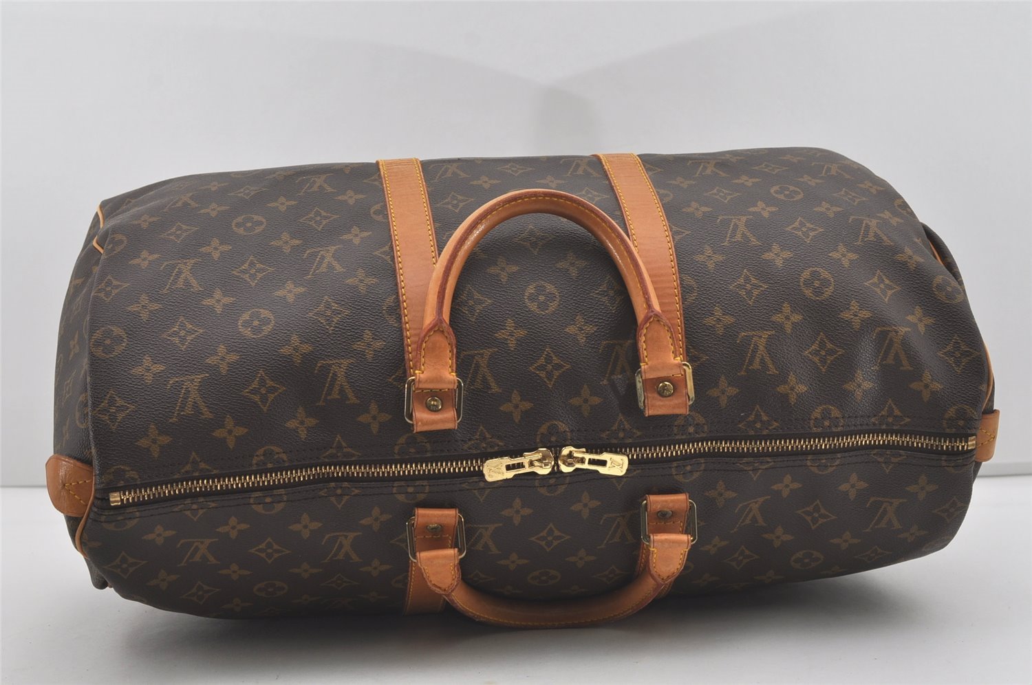 Authentic Louis Vuitton Monogram Keepall 50 Travel Boston Bag M41426 LV 4887I