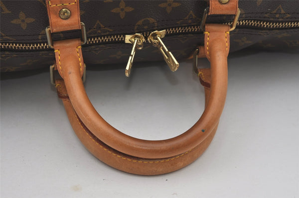 Authentic Louis Vuitton Monogram Keepall 50 Travel Boston Bag M41426 LV 4887I