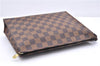 Authentic Louis Vuitton Damier Poche Toilette 26 Cosmetic Pouch N47543 LV 4888E