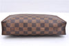 Authentic Louis Vuitton Damier Poche Toilette 26 Cosmetic Pouch N47543 LV 4888E
