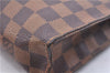 Authentic Louis Vuitton Damier Poche Toilette 26 Cosmetic Pouch N47543 LV 4888E
