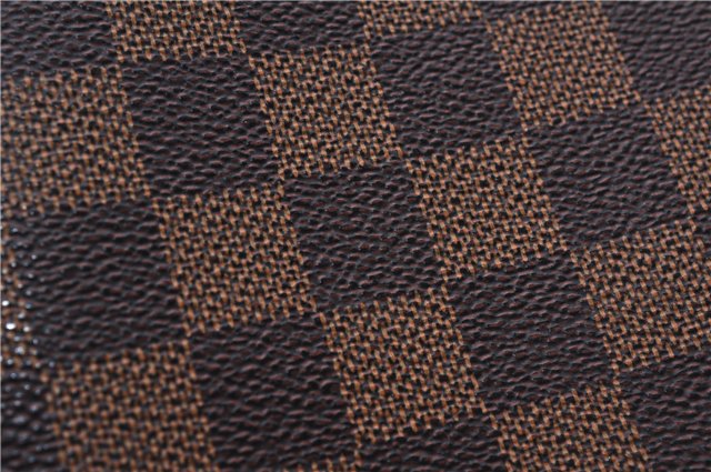 Authentic Louis Vuitton Damier Poche Toilette 26 Cosmetic Pouch N47543 LV 4888E