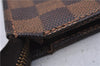 Authentic Louis Vuitton Damier Poche Toilette 26 Cosmetic Pouch N47543 LV 4888E