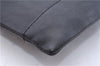 Authentic BALENCIAGA Navy Clip L Clutch Bag Purse Leather 373840 Black 4890E