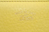 Authentic GUCCI Bamboo Tassel Long Wallet Purse Leather 307984 Yellow 4891I