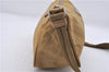 Authentic PRADA Nylon Leather Shoulder Cross Body Bag Purse Beige 4892D