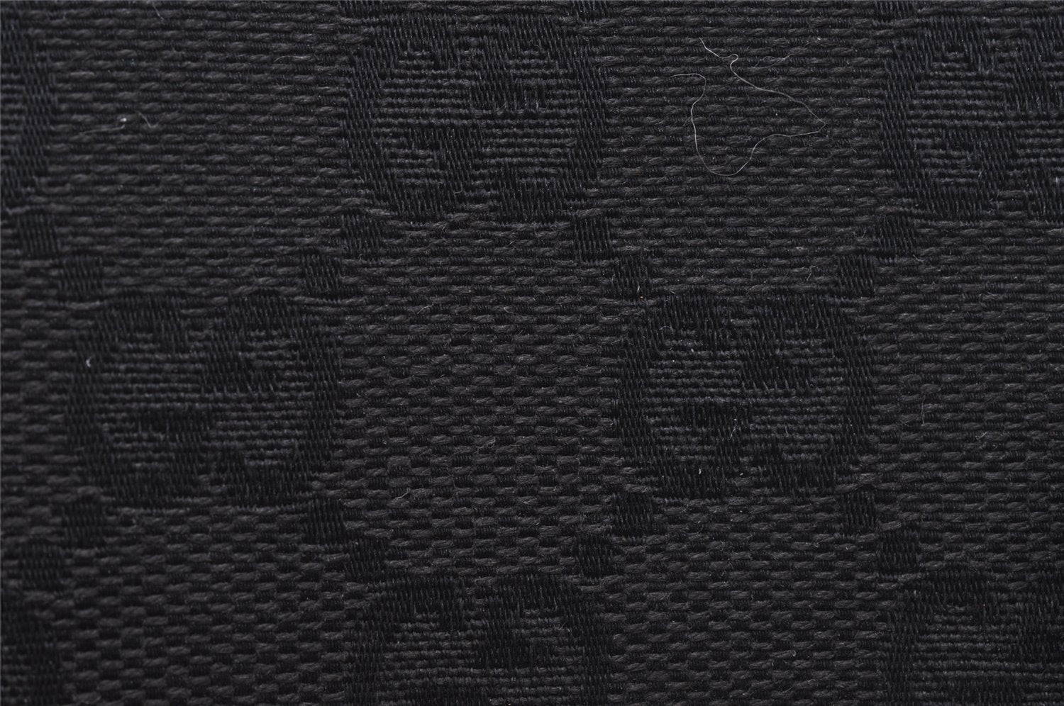 Authentic GUCCI Agenda Notebook Cover Purse GG Canvas Leather 115240 Black 4892I