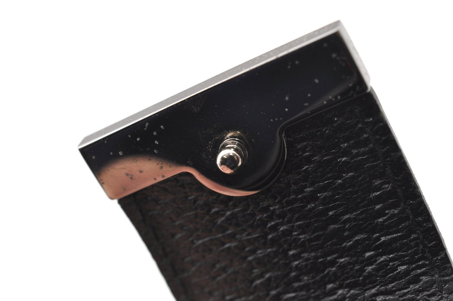 Authentic GUCCI Agenda Notebook Cover Purse GG Canvas Leather 115240 Black 4892I