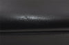 Authentic GIVENCHY Vintage Leather Hand Bag Purse Black 4893I