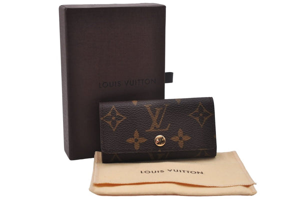 Auth Louis Vuitton Monogram Multicles 4 Four Hooks Key Case M62631 LV Box 4894E
