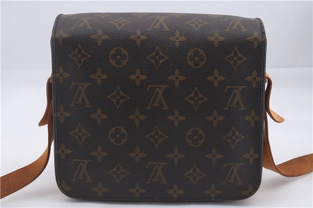Auth Louis Vuitton Monogram Cartouchiere MM Shoulder Cross Bag M51253 Junk 4895D