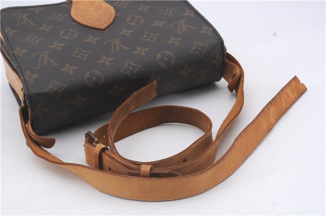 Auth Louis Vuitton Monogram Cartouchiere MM Shoulder Cross Bag M51253 Junk 4895D