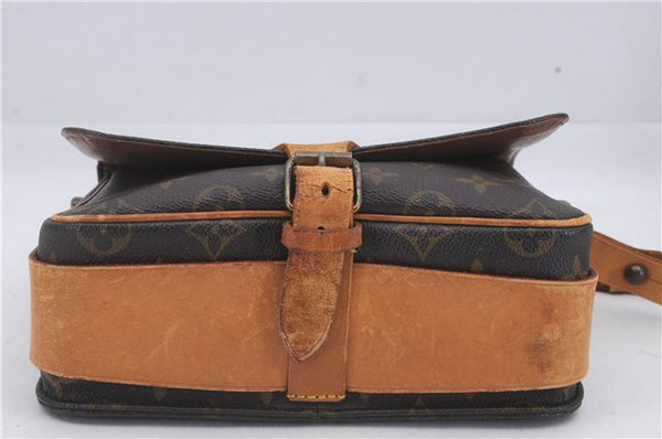 Auth Louis Vuitton Monogram Cartouchiere MM Shoulder Cross Bag M51253 Junk 4895D