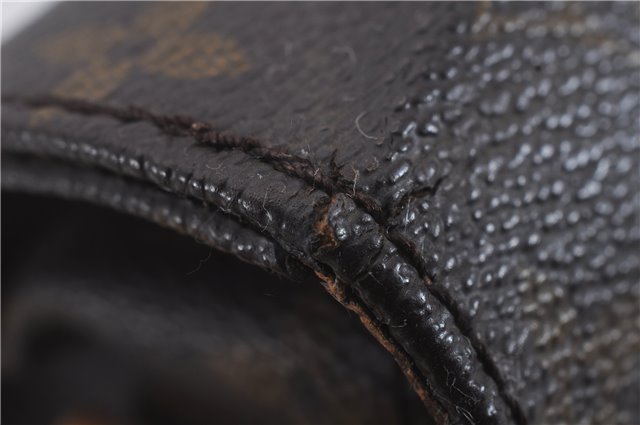 Auth Louis Vuitton Monogram Cartouchiere MM Shoulder Cross Bag M51253 Junk 4895D