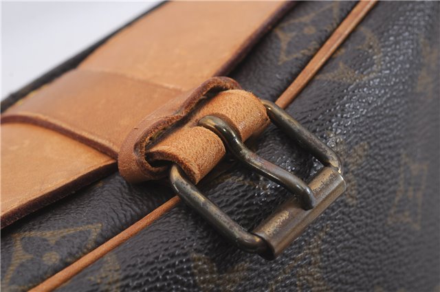 Auth Louis Vuitton Monogram Cartouchiere MM Shoulder Cross Bag M51253 Junk 4895D