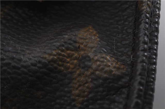 Auth Louis Vuitton Monogram Cartouchiere MM Shoulder Cross Bag M51253 Junk 4895D