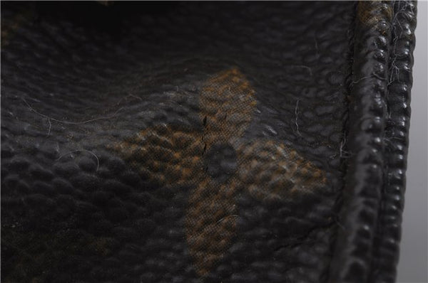 Auth Louis Vuitton Monogram Cartouchiere MM Shoulder Cross Bag M51253 Junk 4895D