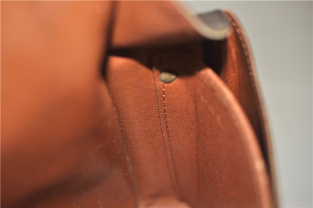 Auth Louis Vuitton Monogram Cartouchiere MM Shoulder Cross Bag M51253 Junk 4895D